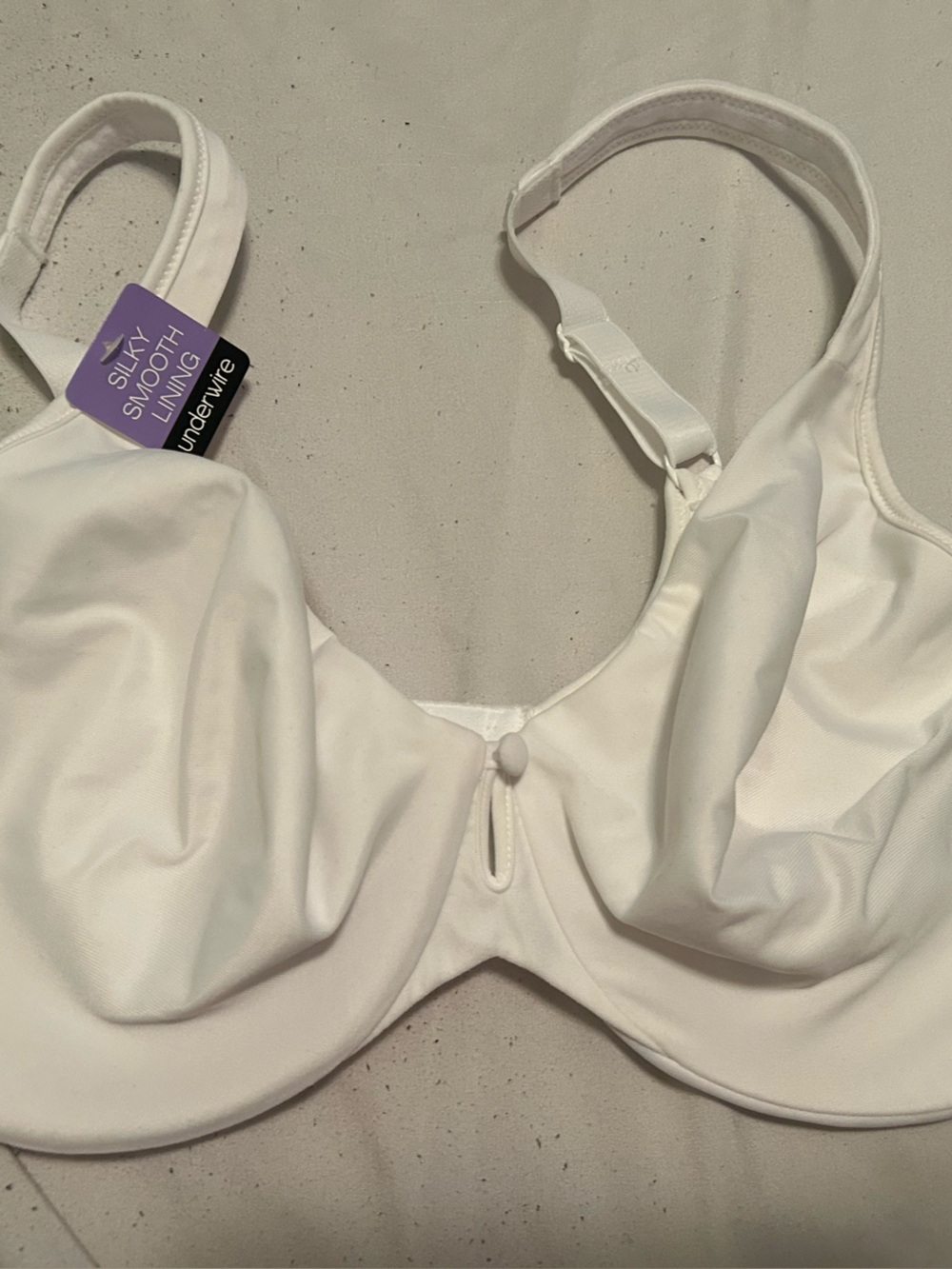 Bali White Silky Smooth Underwire Bra